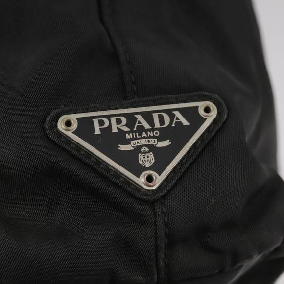 PRADA Shoulder Bag Nylon Black Auth 107933 - Picture 15 of 16